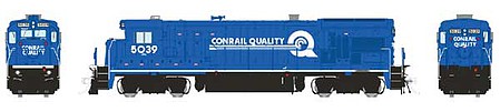 Rapido Trains 18566 HO Scale GE B36-7 - LokSound and DCC -- Conrail 5056 (blue, white, Quality Logo, white sill stripe)
