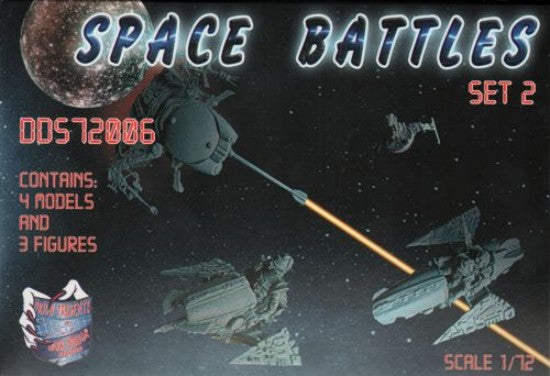 Orion Figures DDS72006 1/72 Dark Dream Studio: Space Battles Flying & Unmanned Aerial Vehicles, Light Scooter Mustang Mk1/2 w/3 Figures