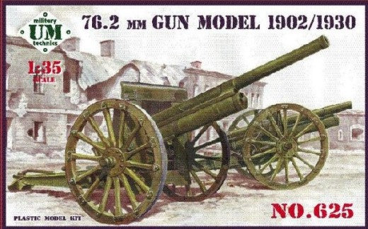 Unimodel 625 1/35 76.2mm Gun Model 1902/1930