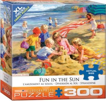 Eurographics 30449 Fun in the Sun (Children on Beach) Puzzle (300pc)