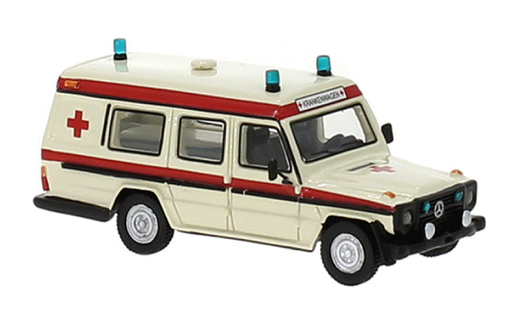Bos 87825 1/87 Scale 1985 Mercedes-Benz G-Class Ambulance high quality