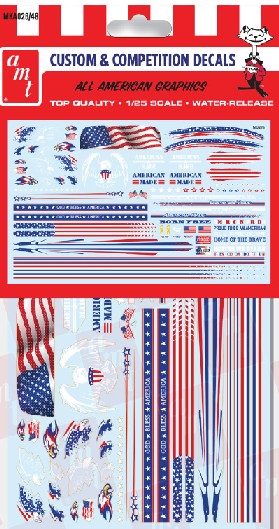 Polar Lights MKA26 1/25 All American Graphics Decals