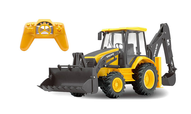New-Ray 87913 1/18 Scale R/C Volvo BL71 Backhoe Loader