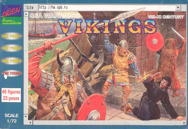 Orion Figures 72004 1/72 Vikings Sea Warriors VIII-XI Century (46)