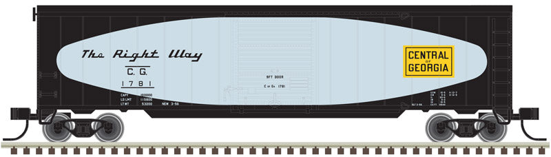 Atlas Trainman 50003869 N 50'Sgl Door Boxcar Cofg 1808