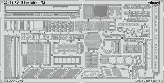 Eduard 32439 1/32 Aircraft- B/A18E Exterior for RVL (D)