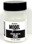 Badger 16803 Modelflex Liquid Decal Film 1oz. Bottle