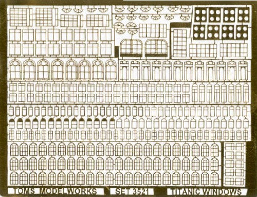 Toms Model Works 3521 1/350 RMS Titanic Window Frame