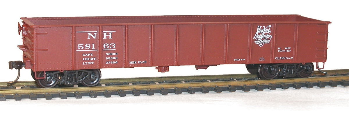 Accurail 3767 Ho 41'Steel Gondola Nynh&H