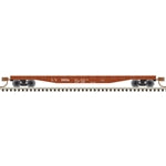 Atlas Trainman 50005564 N Flatcar W/Stakes Lv 10034