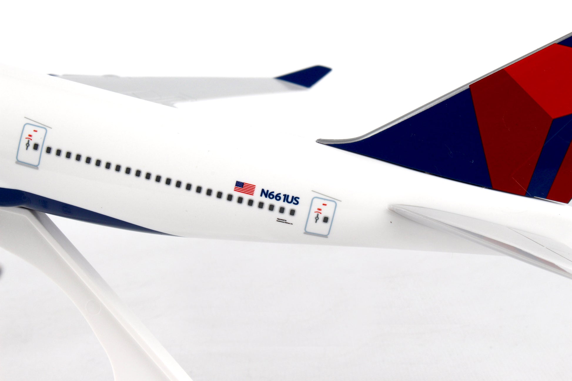 Skymarks SKR508 Skymarks Delta 747-400 1/200 W/Gear Reg#N661Us