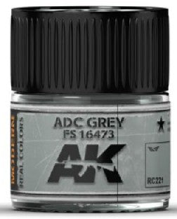AK Interactive RC221 Real Colors: ADC Grey FS16473 Acrylic Lacquer Paint 10ml Bottle