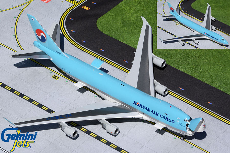 Gemini Jets 1/200 G2KAL930 Gemini200 Korean Air Cargo 747-400Erf 1/200 Hl7603 Interacti
