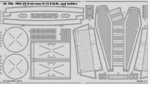 Eduard 48786 1/48 Aircraft- MiG29 9-13 F.O.D. & Ladder for LNR (D)