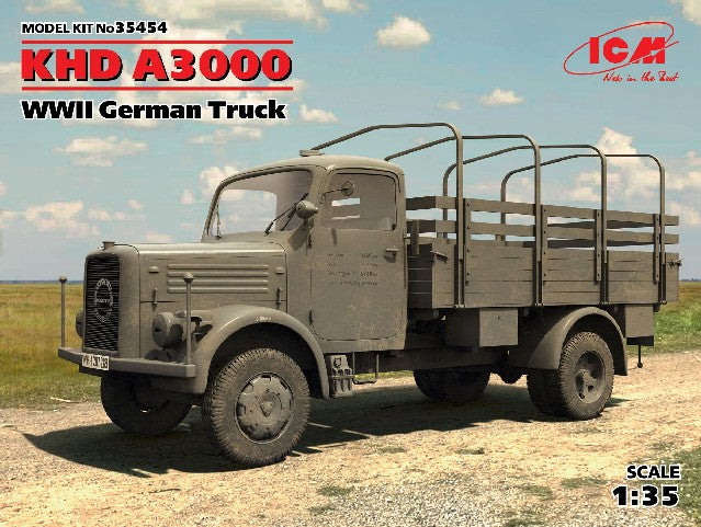 ICM Models 35454 1/35 WWII German KHD A3000 Army Truck (D)