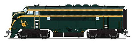 Broadway Limited 6653 HO Scale EMD F3 A-Unpowered B Set - Sound and DCC - Paragon4 -- Central Railroad of New Jersey #51, 3C (green, yellow)