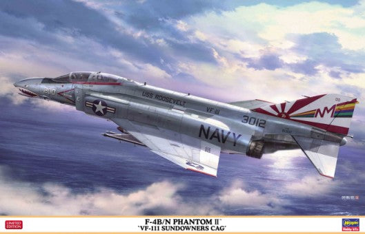 Hasegawa 7503 1/48 F4B/N Phantom II VF111 Sundowners CAG USN Fighter (Ltd Edition)