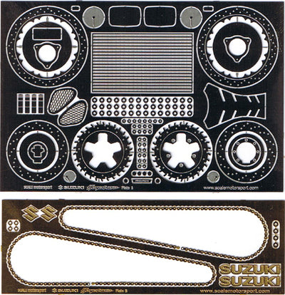 Scale Motorsport 4225 1/12 Suzuki Hayabusa Motorcycle Photo-Etch Detail Set For TAM