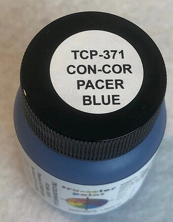 Tru-Color Paint 371 All Scale Railroad Color Acrylic Paint - 1oz 29.6ml -- Con-Cor Pacer Blue