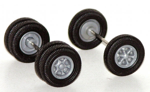 Promotex 5474 1/87 Scale 6-Spoke Wheels 2 Front 4 Rear