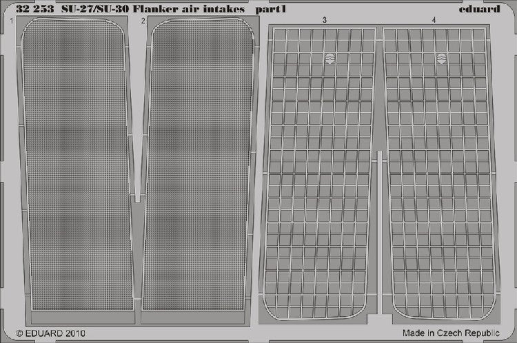 Eduard 32253 1/32 Aircraft- Su27/Su30 Flanker Air Intakes for TSM (D)