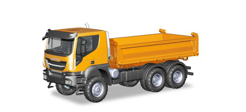 Herpa 309998 1/87 Scale Iveco Trakkar 6X6 3-Way Dump Truck