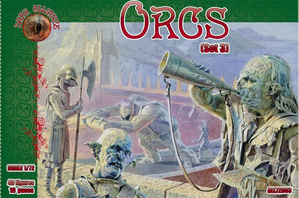 Alliance Figures 72003 1/72 Orcs Set #3 Figures (40)
