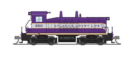 Broadway Limited 3931 N Scale EMD SW7 - Sound and DCC - Paragon4(TM) -- Atlantic Coast Line 650 (purple, silver)
