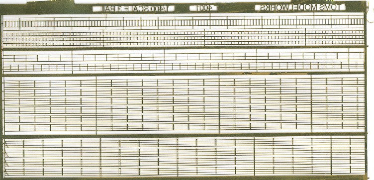 Toms Model Works 4001 1/400 3-Rail Set w/Ladders