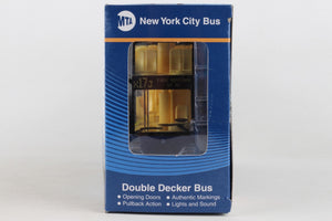 Daron MTA NYC NY135610 Mta Double Decker Bus W/ Light & Sound