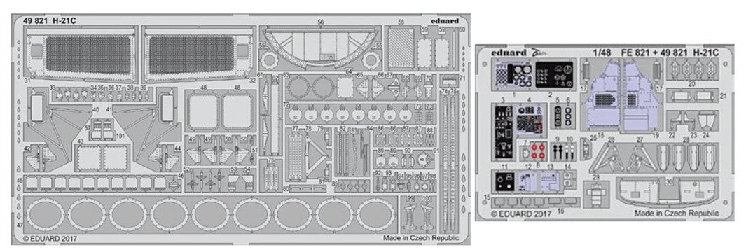 Eduard 49821 1/48 Aircraft- H21C for ITA (Painted) (D)