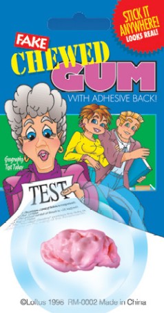 Loftus International 530 Fake Chewed Gum Prank