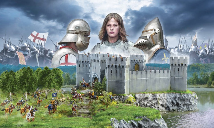 Italeri 6185 1/72 Castle Under Siege Diorama Set 100 Years War 1337-1453 Joan of Arc in Battle