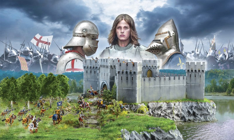 Italeri 6185 1/72 Castle Under Siege Diorama Set 100 Years War 1337-1453 Joan of Arc in Battle
