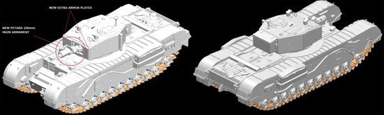 Dragon Models 7327 1/72 Churchill Mk III AVRE Tank