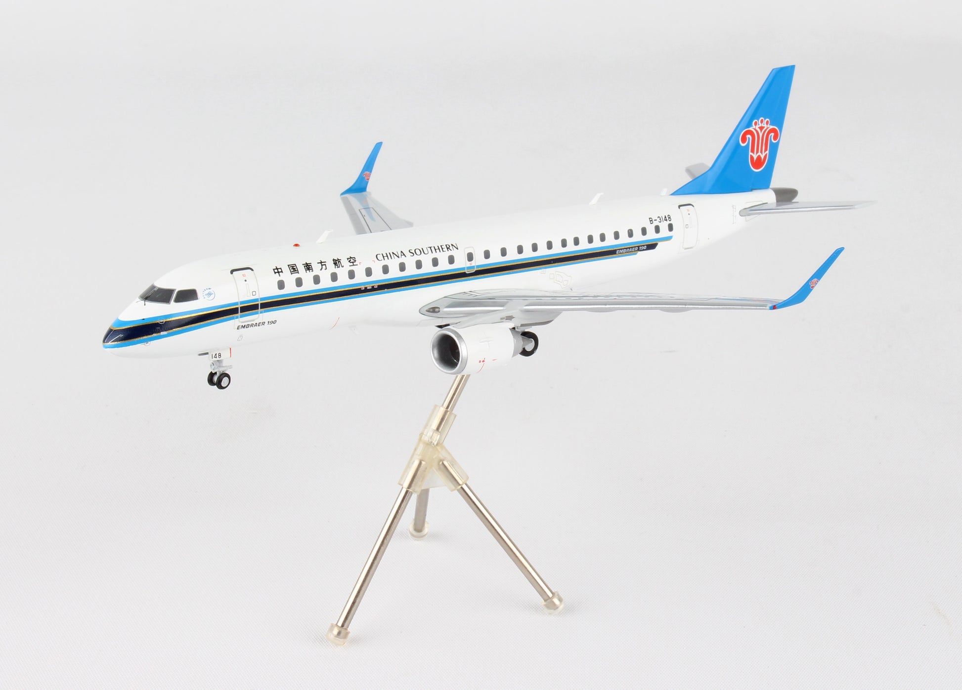 Gemini Jets 1/200 G2CSN615 Gemini200 China Southern Erj190 1/200 Reg#B-3148