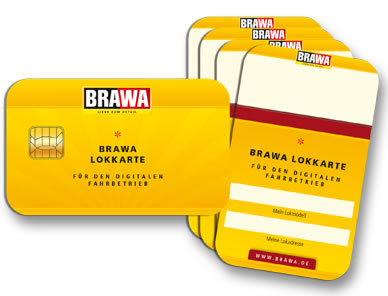 Brawa 93705 HO Scale Marklin Mfx Digital System Locomotive Data Storage Cards -- For 3-Rail AC Locos Only