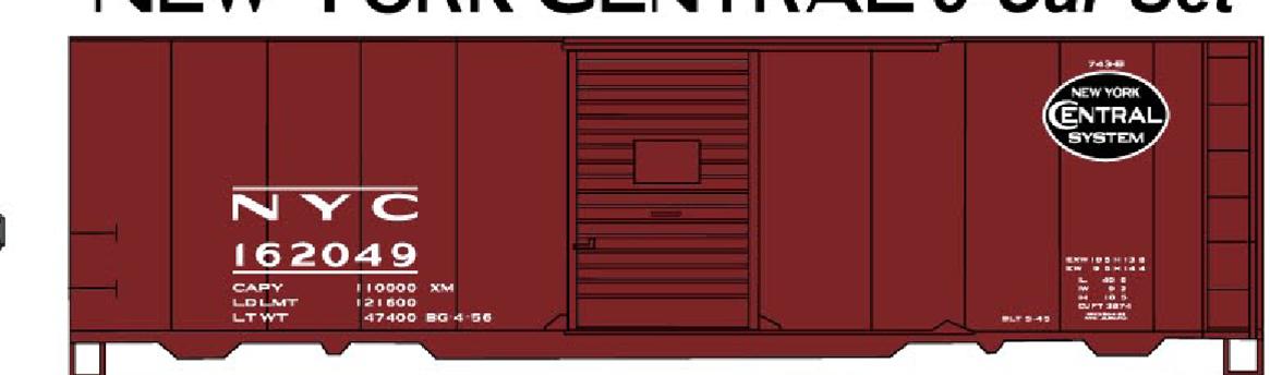 Accurail 35051 Ho 40'Sliding Door Boxcar Nyc