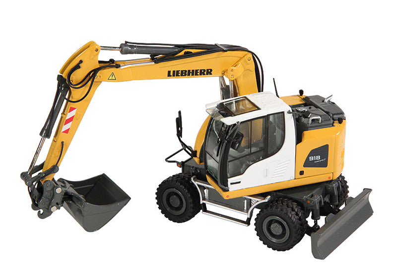 NZG 9432 1/50 Scale Liebherr A918 Compact Litronic Wheeled Excavator