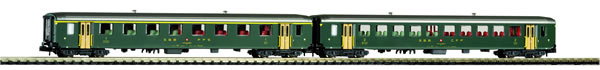 Piko 94398 N Scale N 2-Car Pass Set EW I 1. & 2. Cl. SBB IV
