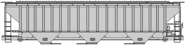 Accurail 6500 Ho Ps Grain Hopper Undec