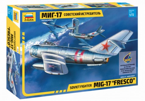 Zvezda 7318 1/72 Soviet MiG17 Fresco Fighter