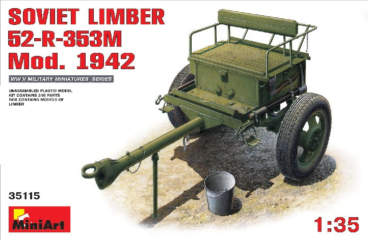 Miniart Models 35115 1/35 Soviet 52R 353M Mod 1942 Limber