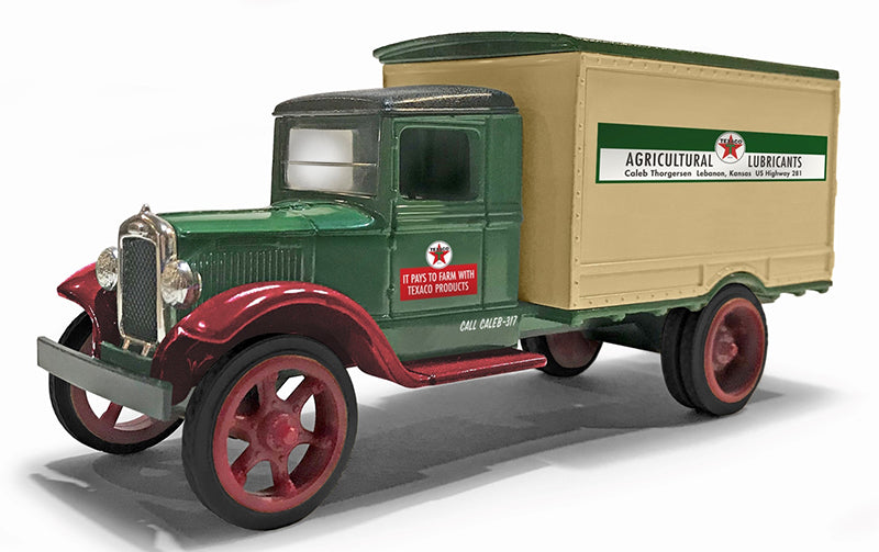 Round 2 CP7585 1/25 Scale Texaco - 1931 Hakeye Farm Supply Delivery Truck