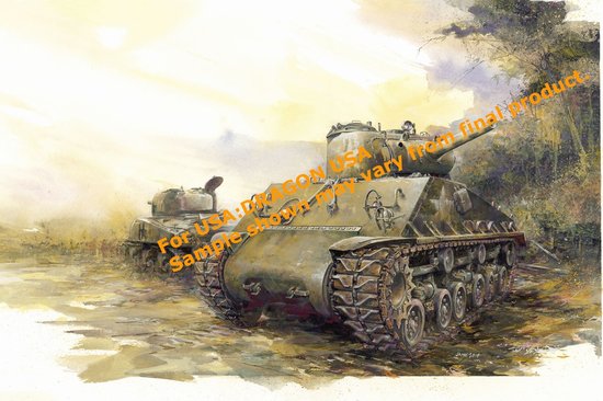 Dragon Models 7313 1/72 M4A3 Tank w/105mm Howitzer Gun