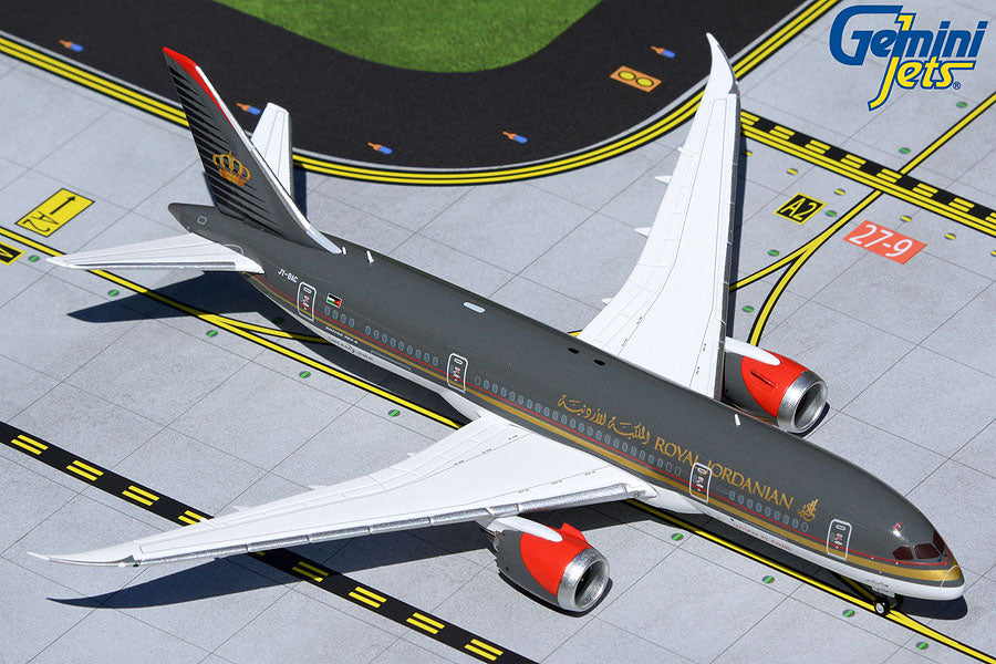 Gemini Jets 1/400 GJ1976 Gemini Royal Jordanian 787-8 1/400 Reg#Jy-Bac