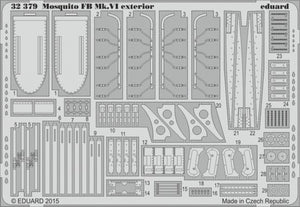 Eduard 32379 1/32 Aircraft- Mosquito FB Mk VI Exterior for TAM (D)