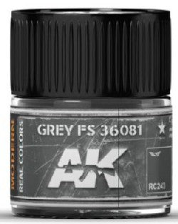AK Interactive RC243 Real Colors: Grey FS36081 Acrylic Lacquer Paint 10ml Bottle