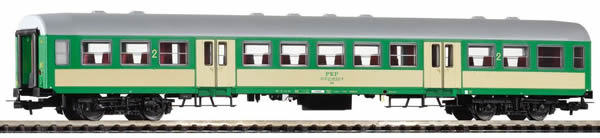 Piko 96650 HO Scale 1/87 Passenger Car 120A 632-6 Bdh PKP V Green