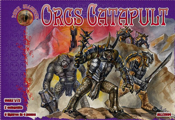 Alliance Figures 72034 1/72 Orcs Figures (8) w/2 Catapults